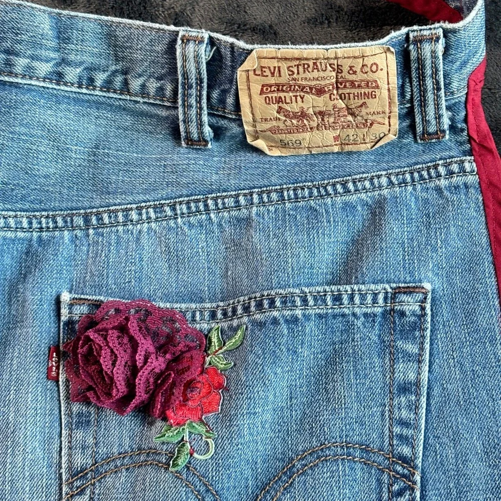 Levis custom upcycled
